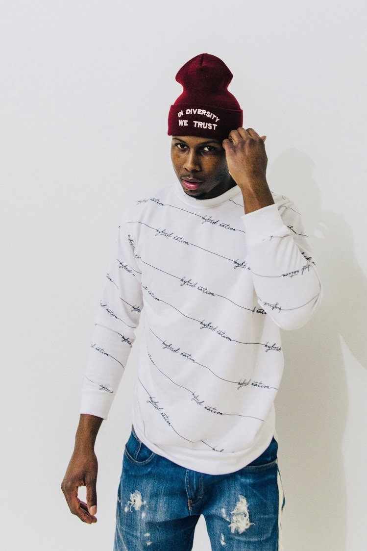 HYBRID NATION FW20 AOP CREWNECK All Over Prints Printify