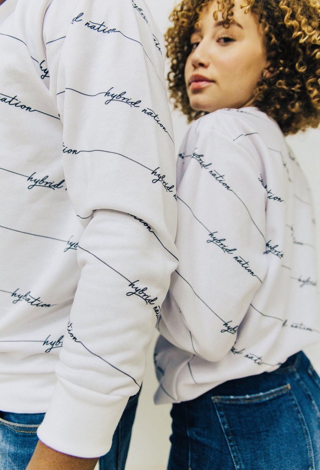 HYBRID NATION FW20 AOP CREWNECK All Over Prints Printify