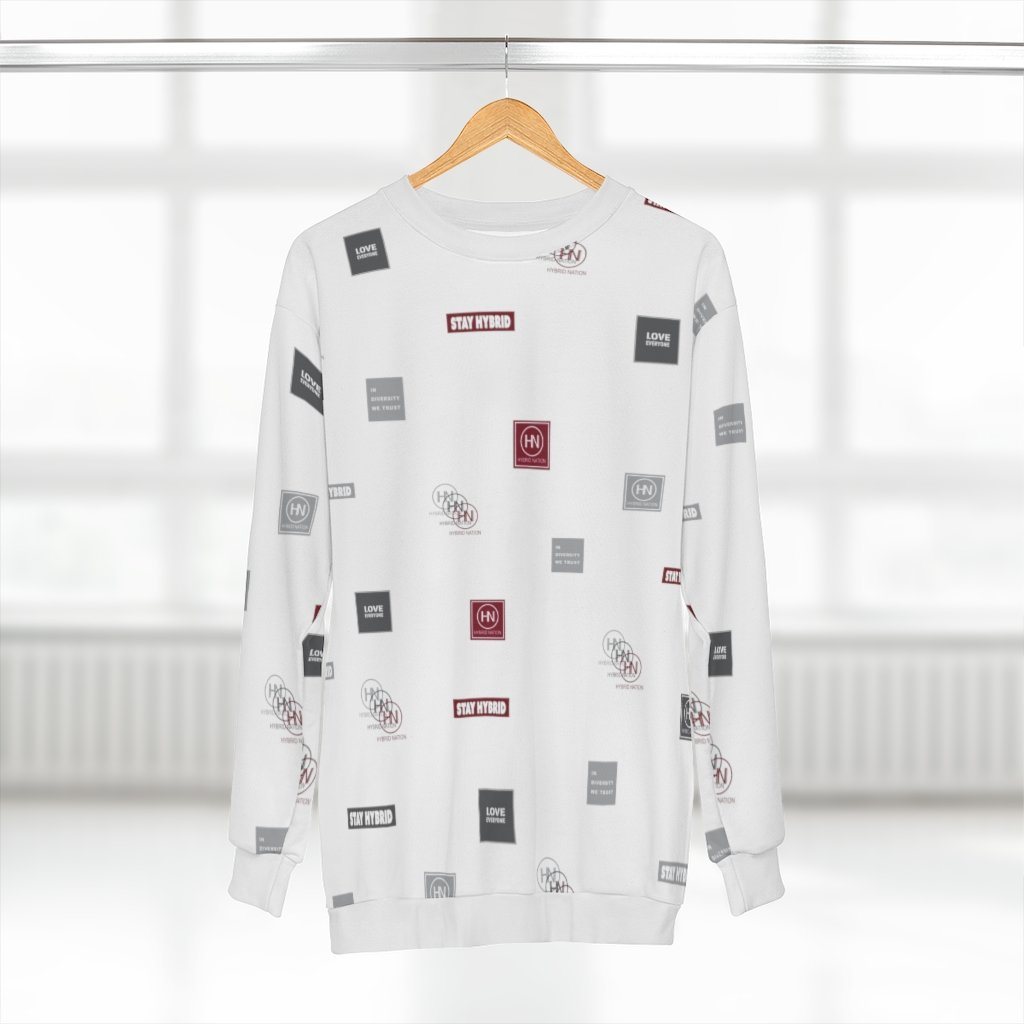 HYBRID NATION FW20 AOP CREWNECK SWEATSHIRT All Over Prints Printify