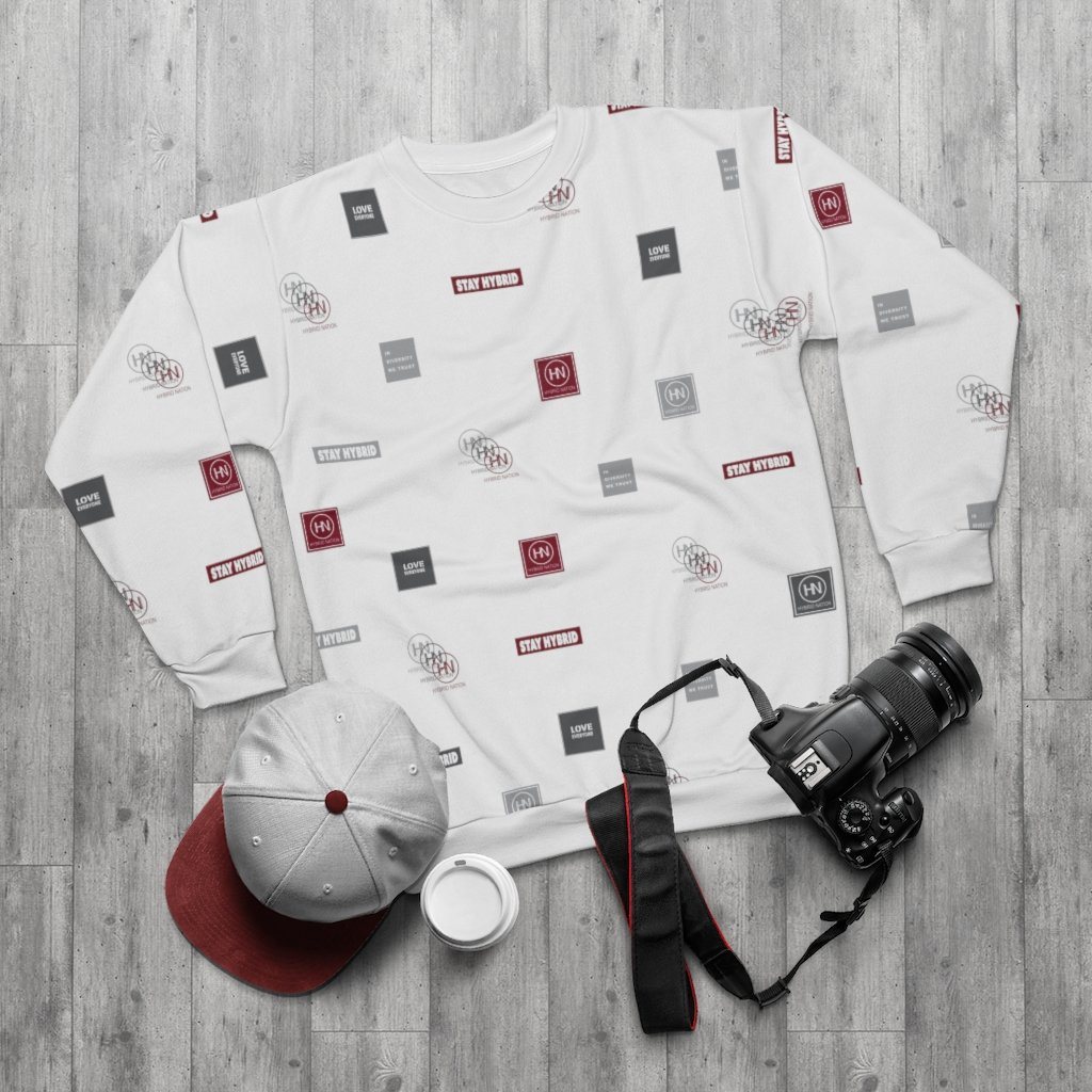 HYBRID NATION FW20 AOP CREWNECK SWEATSHIRT All Over Prints Printify
