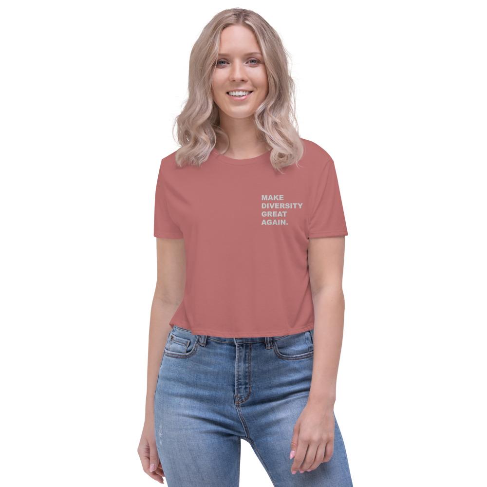 HYBRID NATION WOMEN MDGA CROP T-SHIRT Women's T-Shirt Printful
