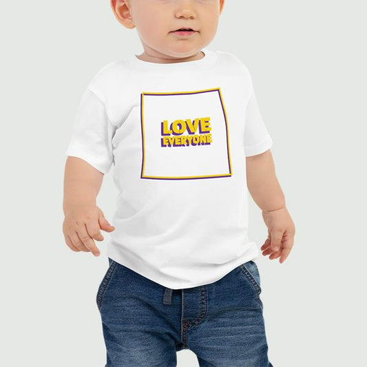 BABY LOVE EVERYONE T-SHIRT (HOMETOWN ED.) Toddler Top Printful 