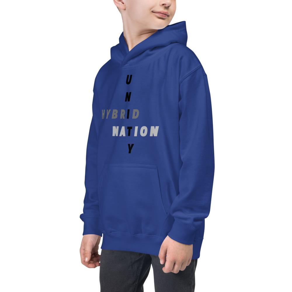 Hybrid Nation FW19 Kids 'Unity Hoodie' Kids Sweatshirt Printful 