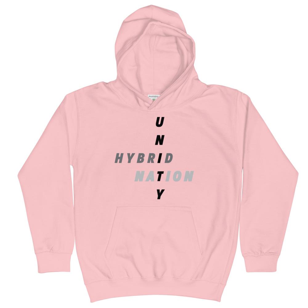 Hybrid Nation FW19 Kids 'Unity Hoodie' Kids Sweatshirt Printful 