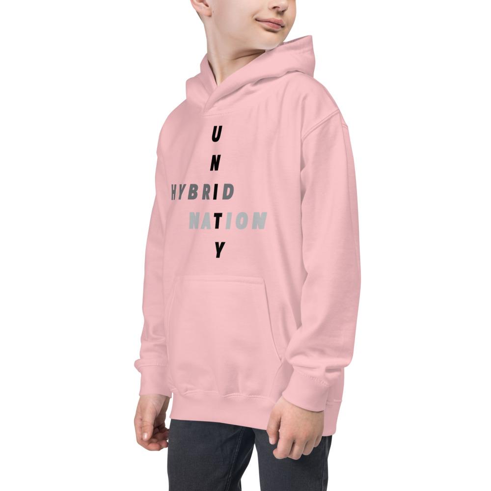 Hybrid Nation FW19 Kids 'Unity Hoodie' Kids Sweatshirt Printful 
