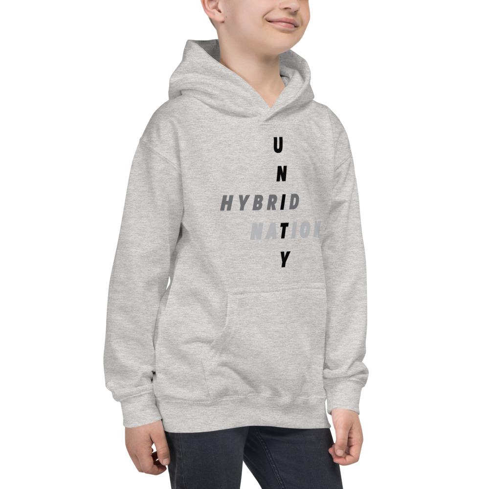 Hybrid Nation FW19 Kids 'Unity Hoodie' Kids Sweatshirt Printful 