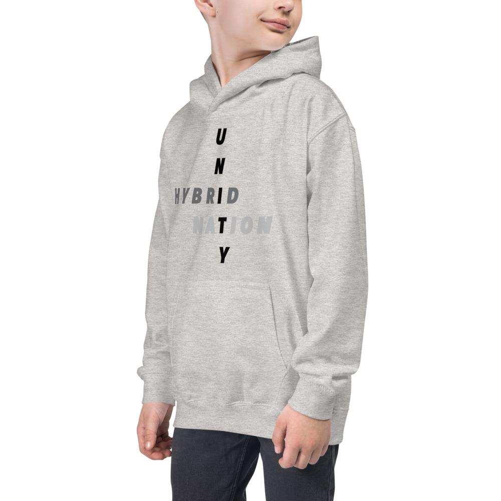 Hybrid Nation FW19 Kids 'Unity Hoodie' Kids Sweatshirt Printful 