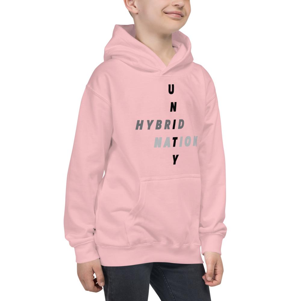 Hybrid Nation FW19 Kids 'Unity Hoodie' Kids Sweatshirt Printful 
