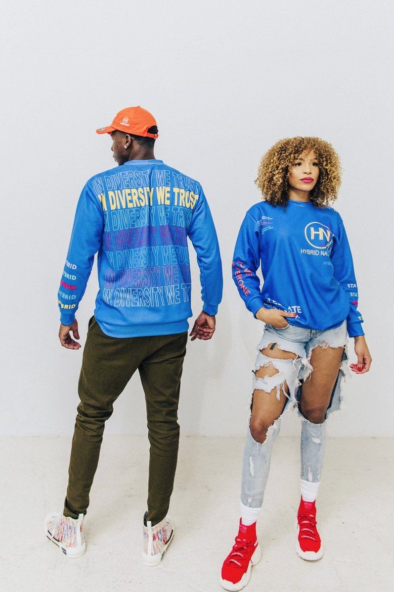 HYBRID NATION FW20 AOP CREWNECK