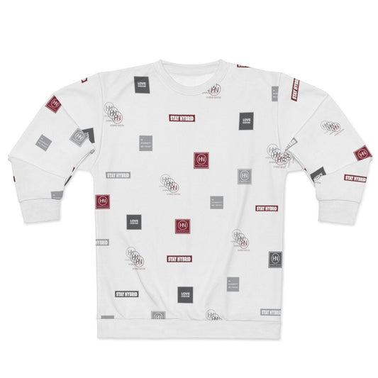 HYBRID NATION FW20 AOP CREWNECK SWEATSHIRT All Over Prints Printify 2XL 