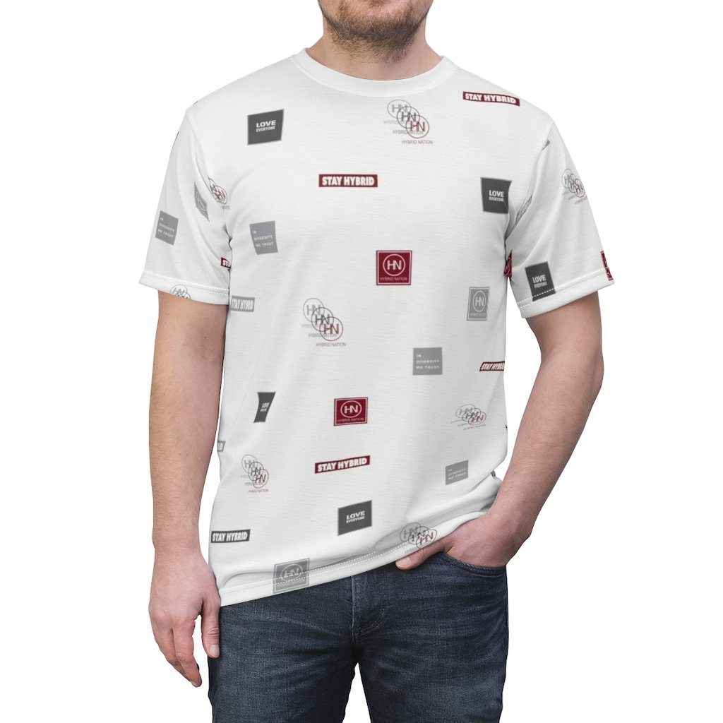 HYBRID NATION FW20 AOP T-SHIRT All Over Prints Printify 