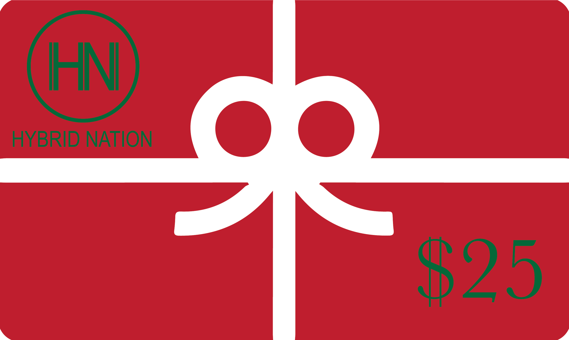 Hybrid Nation Gift Card Gift Card Hybrid Nation 