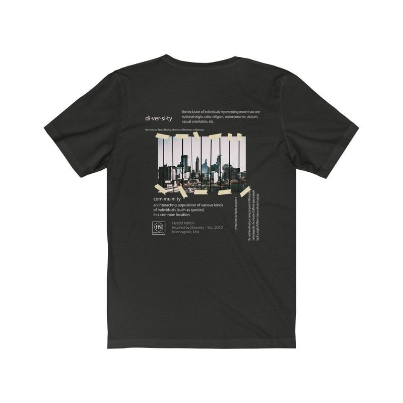 HYBRID NATION HOMETOWN TEE VOL. 2 T-Shirt Printify Vintage Black L 