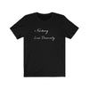 HYBRID NATION "I F*CKING LOVE DIVERSITY" TEE T-Shirt Printify Black L