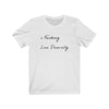 HYBRID NATION "I F*CKING LOVE DIVERSITY" TEE T-Shirt Printify White L