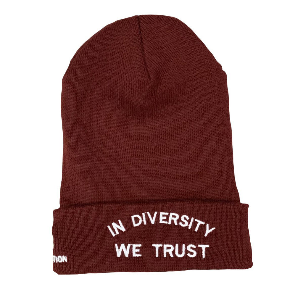 HYBRID NATION "IDWT" BEANIE Headwear Hybrid Nation - Accessories (on blanks) Burgundy 