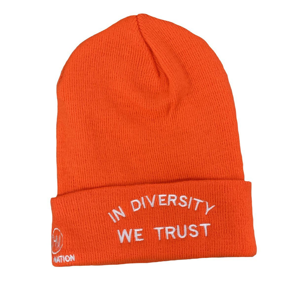 HYBRID NATION "IDWT" BEANIE Headwear Hybrid Nation - Accessories (on blanks) Orange 