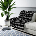 HYBRID NATION "IDWT" SHERPA FLEECE BLANKET Home Decor Printify 