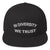 Hybrid Nation 'IDWT' Snapback Snapback Hat Hybrid Nation - Accessories (on blanks) Black 