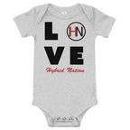 HYBRID NATION KIDS - BABY ONSIE Toddler Top Printful Athletic Heather 3-6m 