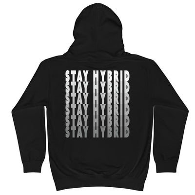 HYBRID NATION KIDS CLASSIC LOGO HOODIE Kids Sweatshirt Printful