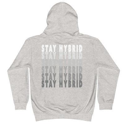 HYBRID NATION KIDS CLASSIC LOGO HOODIE Kids Sweatshirt Printful