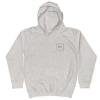 HYBRID NATION KIDS CLASSIC LOGO HOODIE Kids Sweatshirt Printful Heather Grey XS 