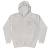 HYBRID NATION KIDS CLASSIC LOGO HOODIE Kids Sweatshirt Printful Heather Grey XS