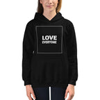 HYBRID NATION KIDS 'LOVE EVERYONE' HOODIE Kids Sweatshirt Printful 
