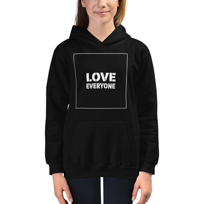 HYBRID NATION KIDS 'LOVE EVERYONE' HOODIE Kids Sweatshirt Printful
