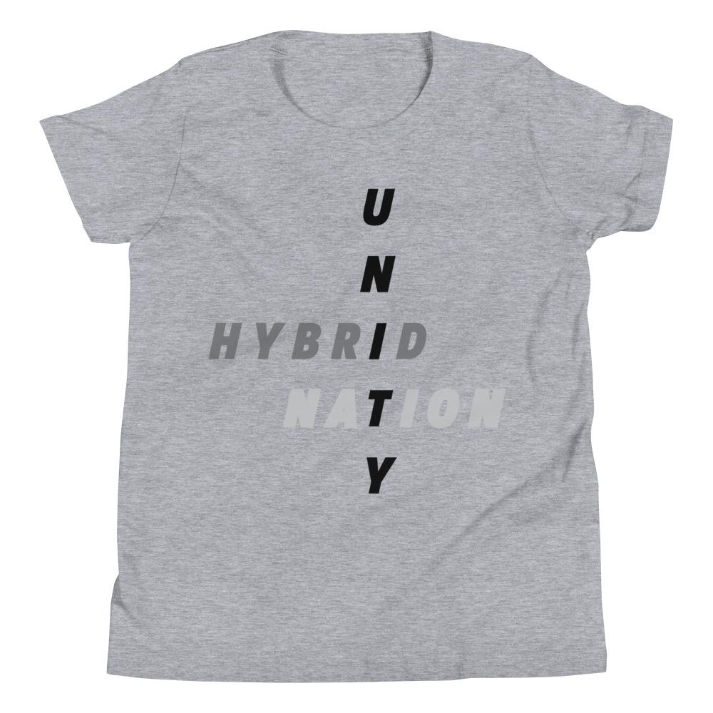 HYBRID NATION KIDS S/S "UNITY" TEE Kids T-Shirt Printful 