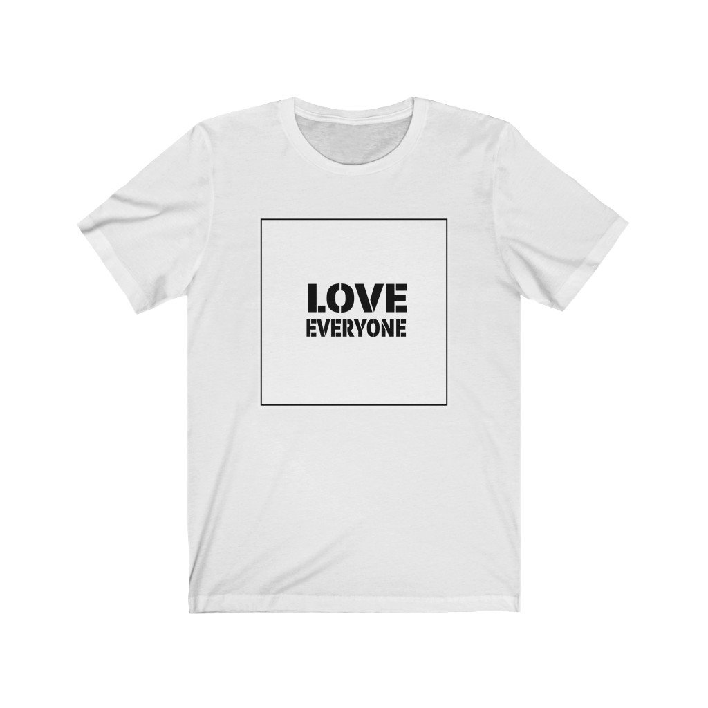 HYBRID NATION "LOVE EVERYONE" TEE T-Shirt Printify White L 