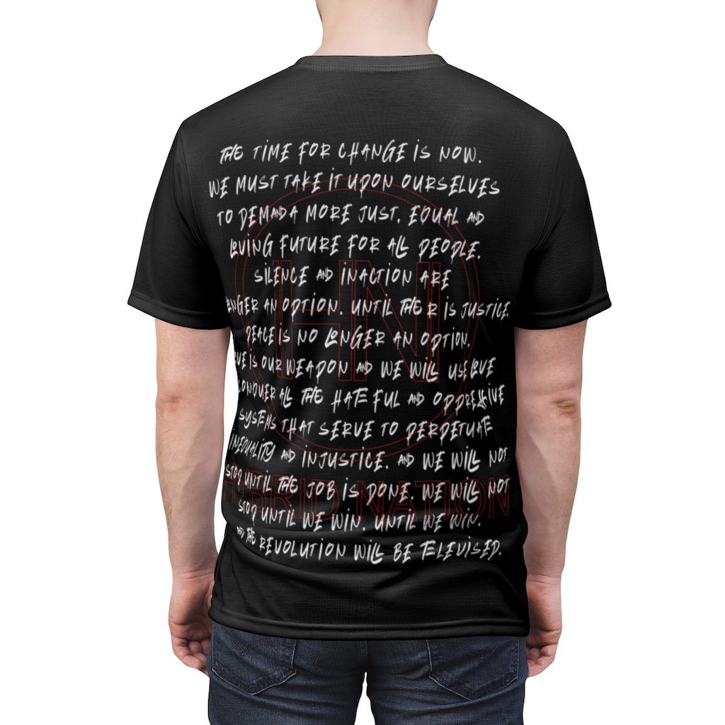 HYBRID NATION 'MAKE HISTORY' TEE All Over Prints Printify 