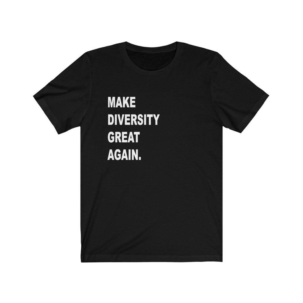 HYBRID NATION 'MDGA' BIG LOGO TEE T-Shirt Printify Black L 