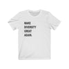 HYBRID NATION 'MDGA' BIG LOGO TEE T-Shirt Printify White XS