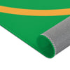Hybrid Nation Oversized Logo Area Rug (Spring Green) Home Decor Printify