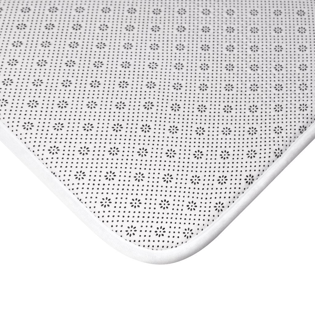 Hybrid Nation Oversized Logo Bath Mat Home Decor Printify 