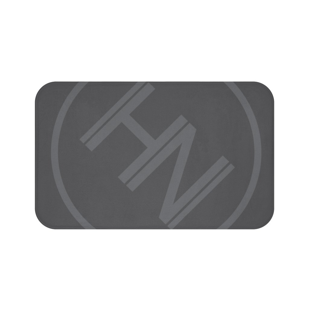 Hybrid Nation Oversized Logo Bath Mat Home Decor Printify Large 34x21 