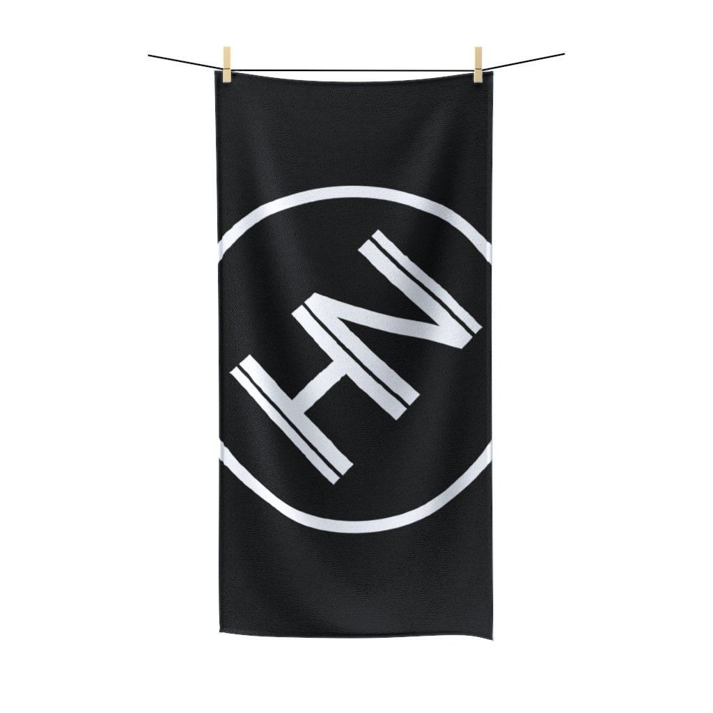 Hybrid Nation Oversized Logo Towel Home Decor Printify 30x60 