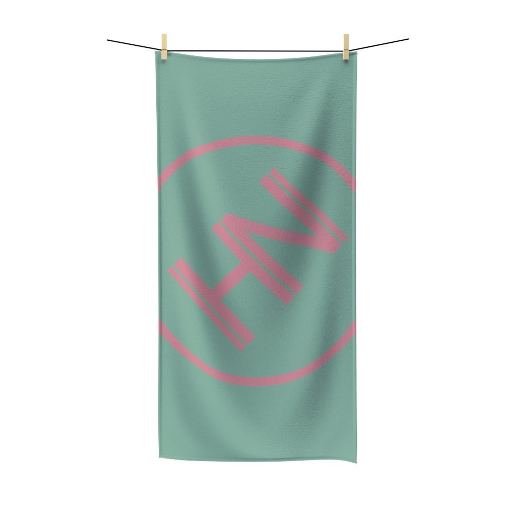Hybrid Nation Oversized Logo Towel Home Decor Printify 30x60 