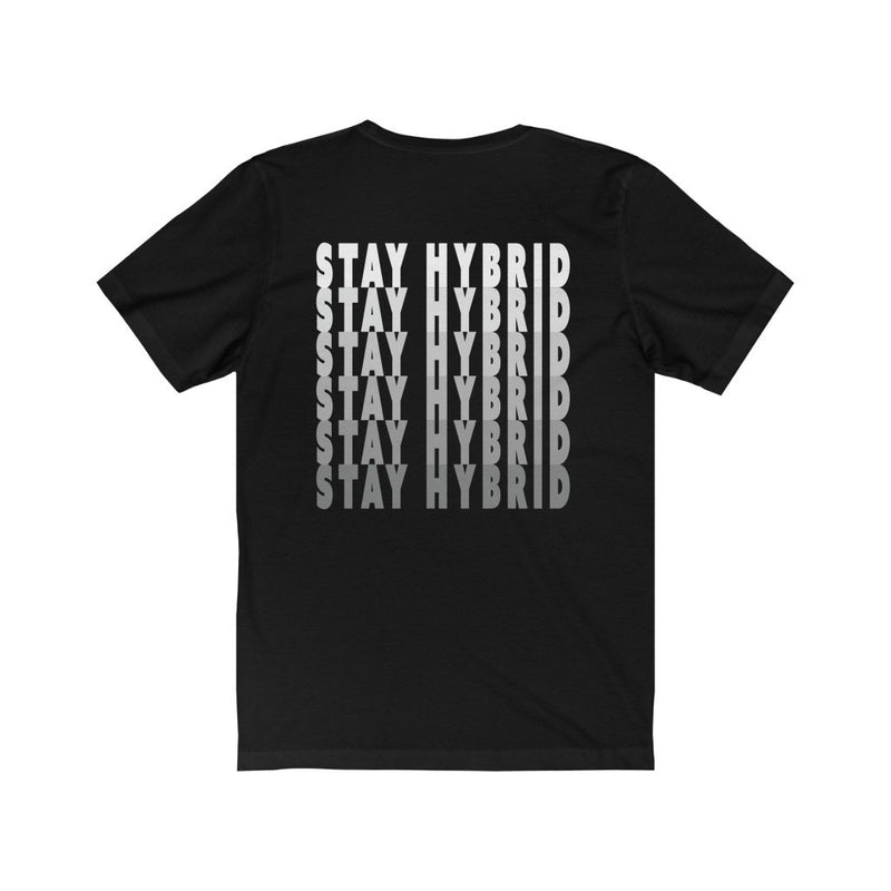 HYBRID NATION S/S LOGO TEE T-Shirt Printify Black L 