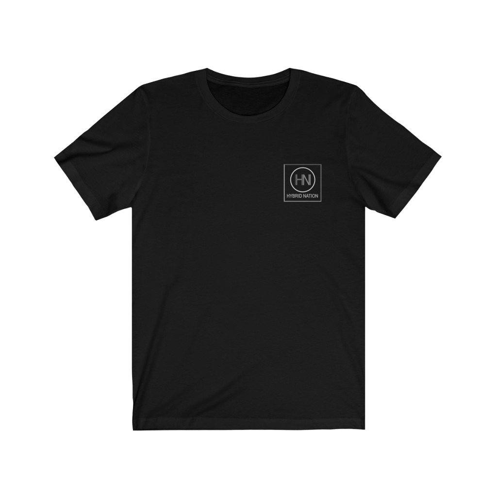 HYBRID NATION S/S LOGO TEE T-Shirt Printify Black L 