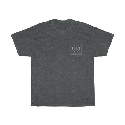 HYBRID NATION S/S LOGO TEE T-Shirt Printify Dark Heather S