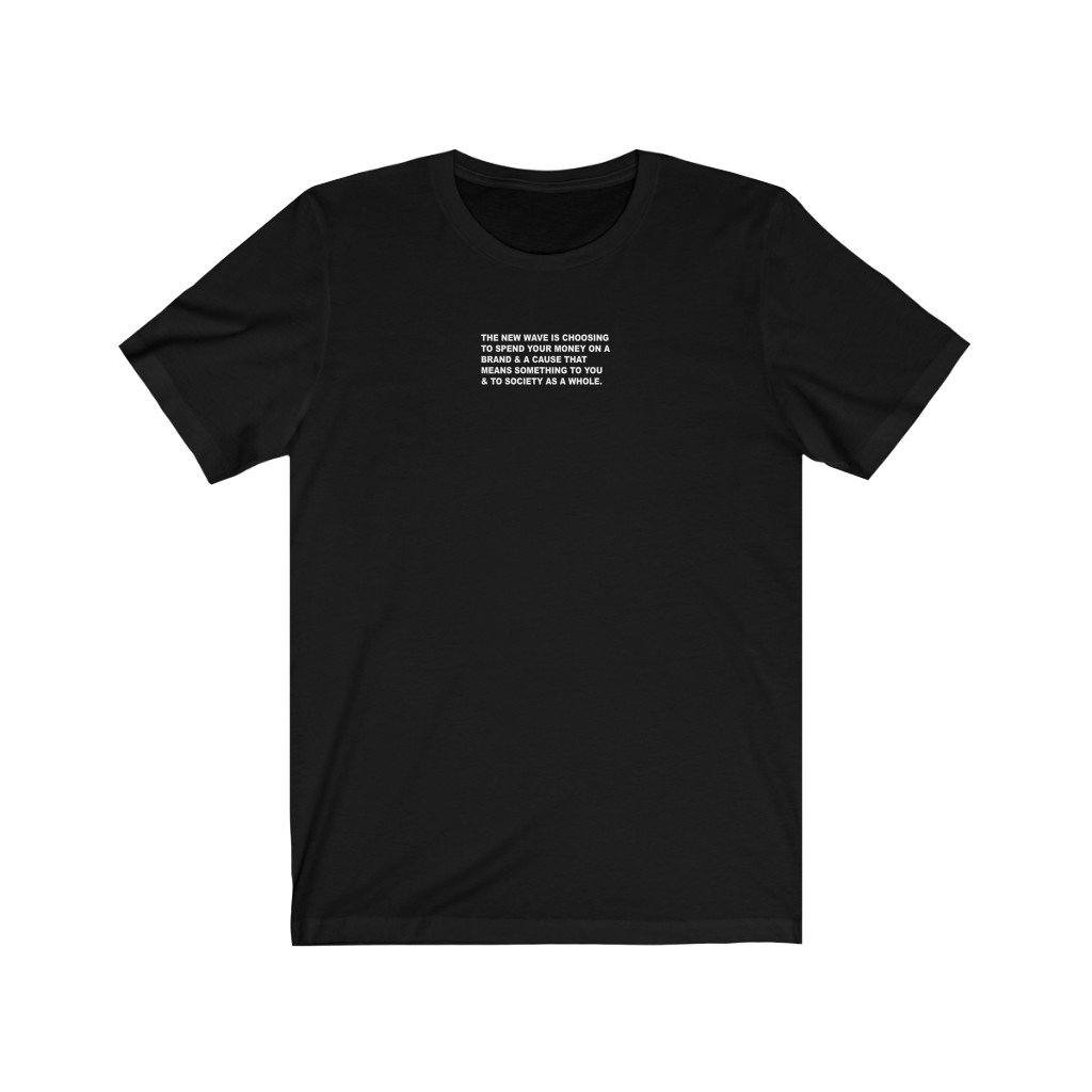 HYBRID NATION 'STATEMENT' TEE VOL. 2 T-Shirt Printify Black XS 