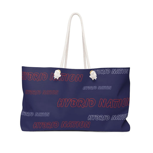 HYBRID NATION WEEKENDER BAG Bags Printify 24x13 
