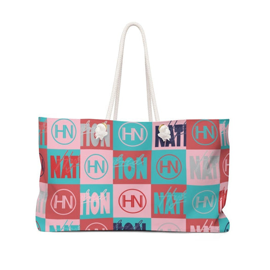 HYBRID NATION WEEKENDER BAG Bags Printify 24x13 