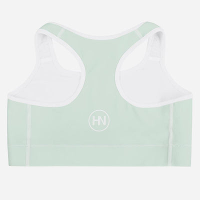 HYBRID NATION WOMEN ATHLETIC SPORTS BRA (MINT) Women's Sports Bra Printful