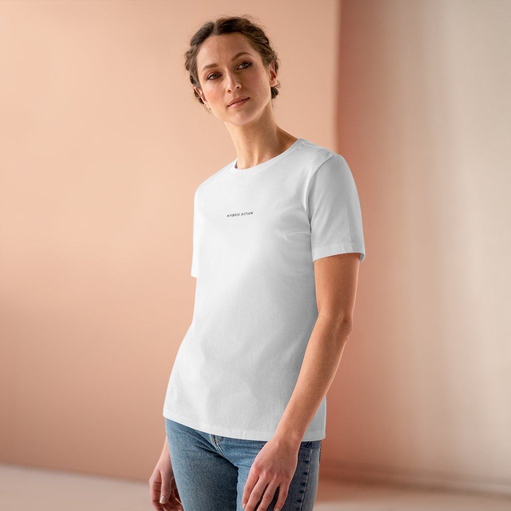 HYBRID NATION WOMEN 'BACK TO BASICS' TEE Women's T-Shirt Printify 