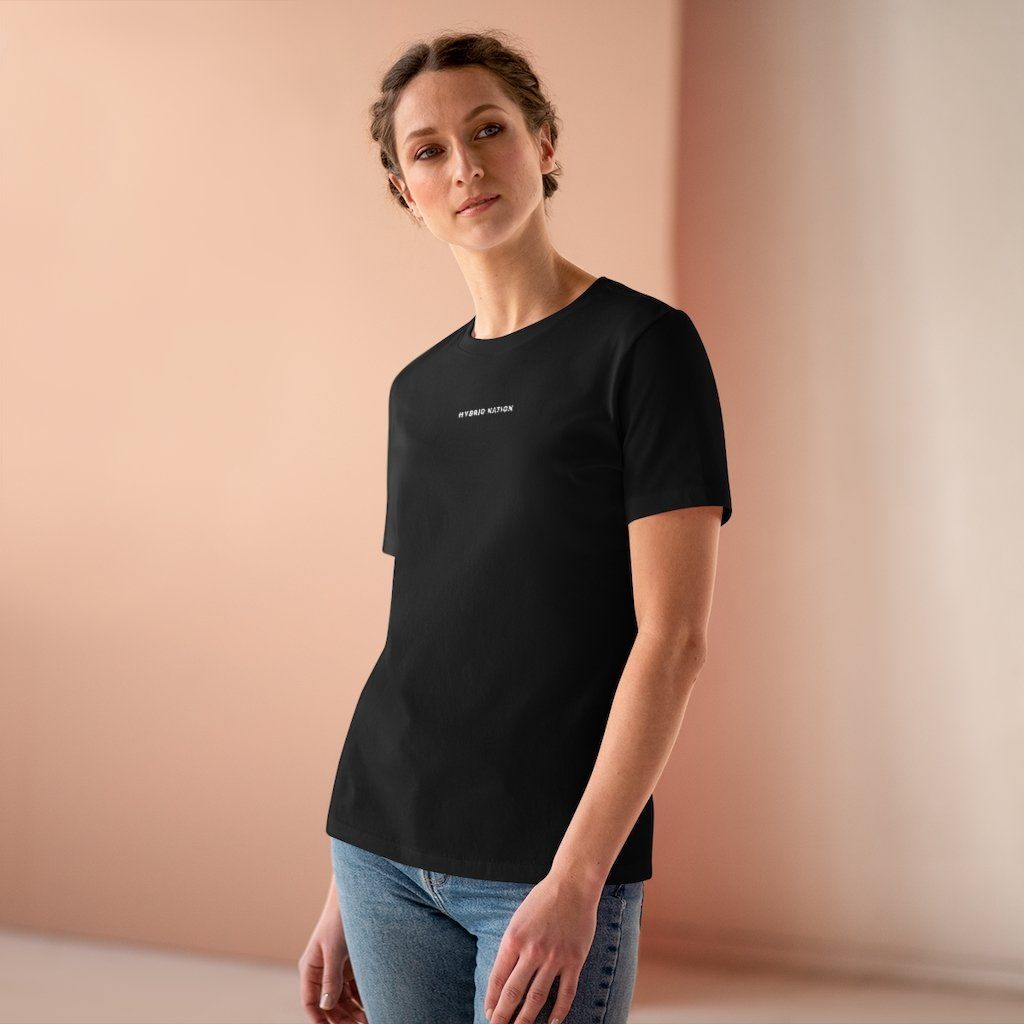 HYBRID NATION WOMEN 'BACK TO BASICS' TEE Women's T-Shirt Printify 