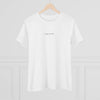 HYBRID NATION WOMEN 'BACK TO BASICS' TEE Women's T-Shirt Printify L White